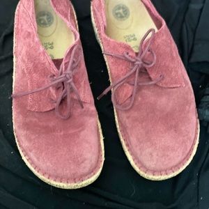 Suede oxfords Birkenstocks